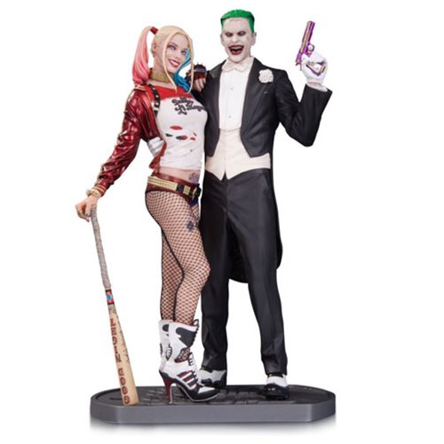 Suicide Squad Joker and Harley Quinn Statue